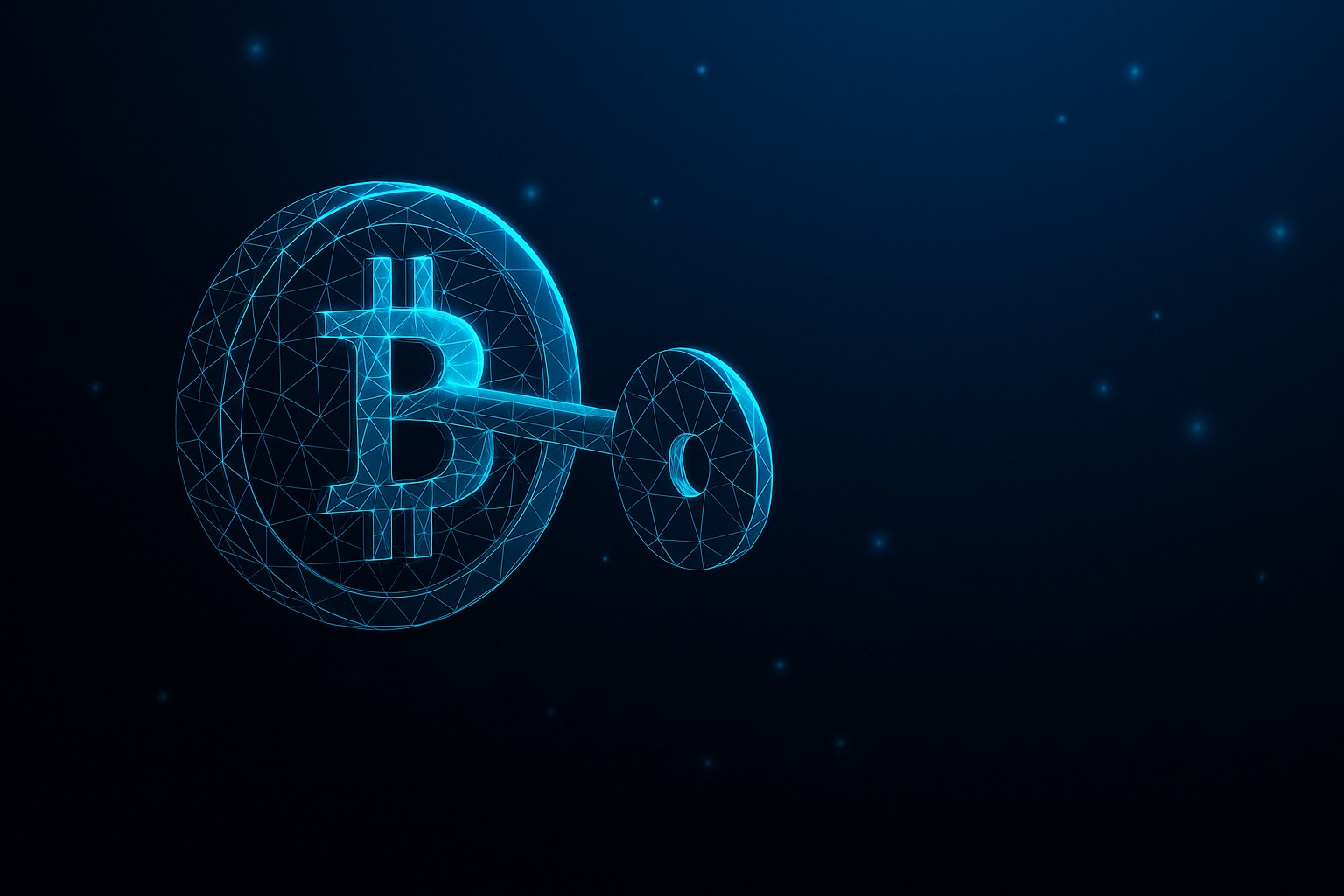 Bitcoin coin overlaid with glowing quantum circuits and a “1 BTC Reward” label, representing Project 11’s open challenge to crack a Bitcoin key using quantum tech.