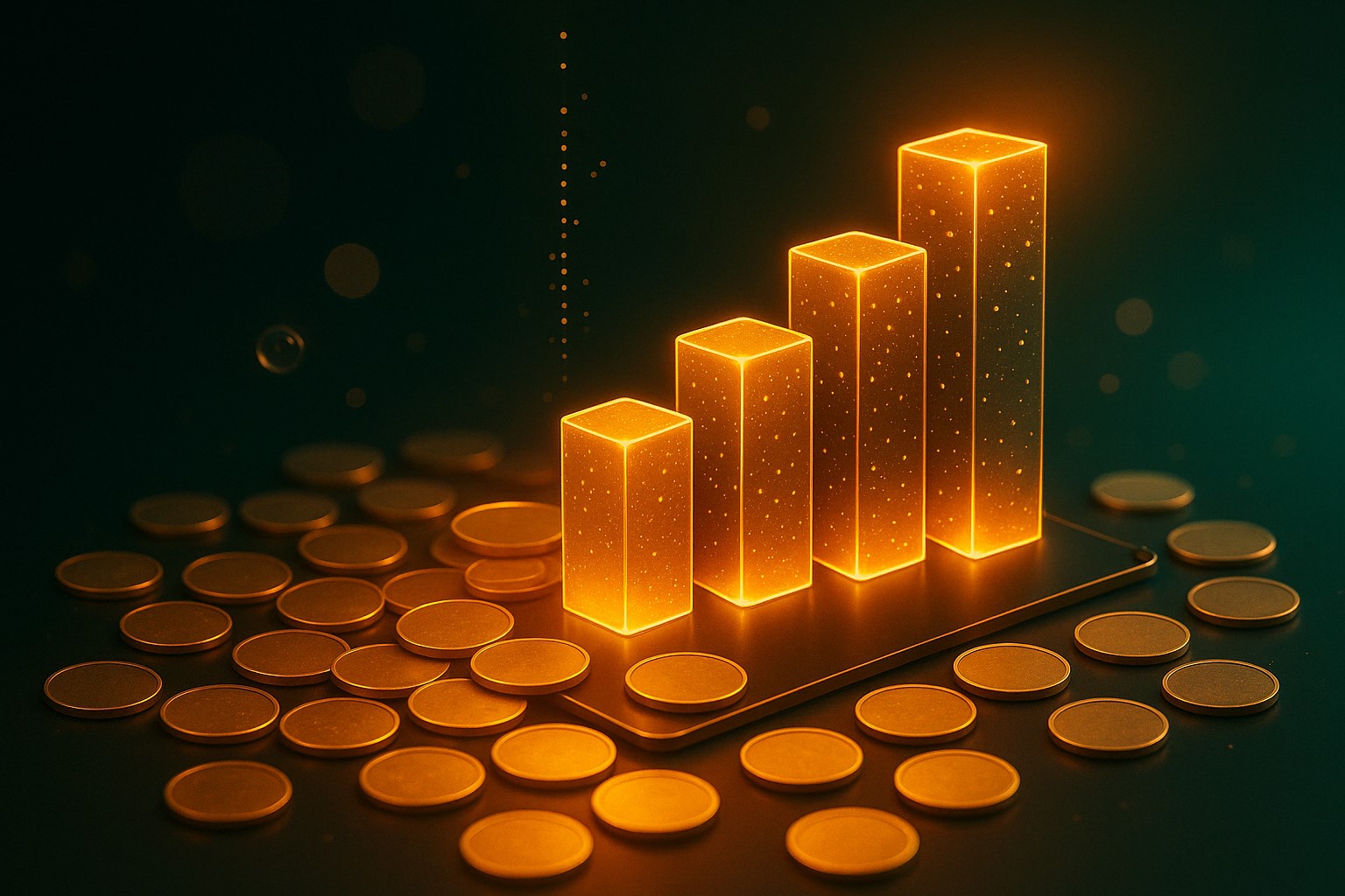 A symbolic figure sits beside gold coins with "$26.96M" displayed, representing Mantra DAO’s controversial crypto transfer to Binance amid a 90% token crash and insider selling speculation.
