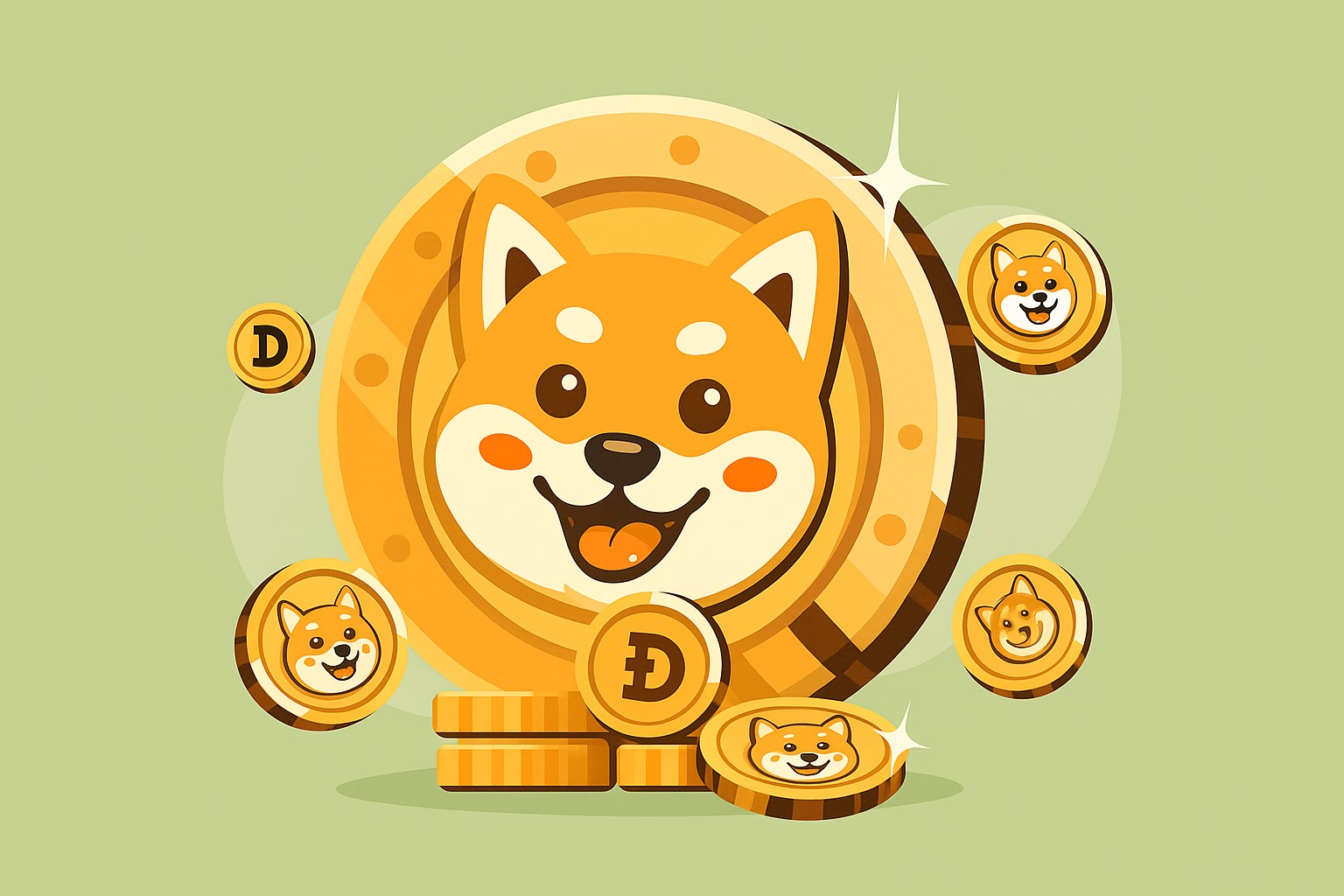 Bonk token preparing to launch beside Fartcoin’s upward trajectory chart, symbolizing analyst buzz around Bonk’s potential breakout.