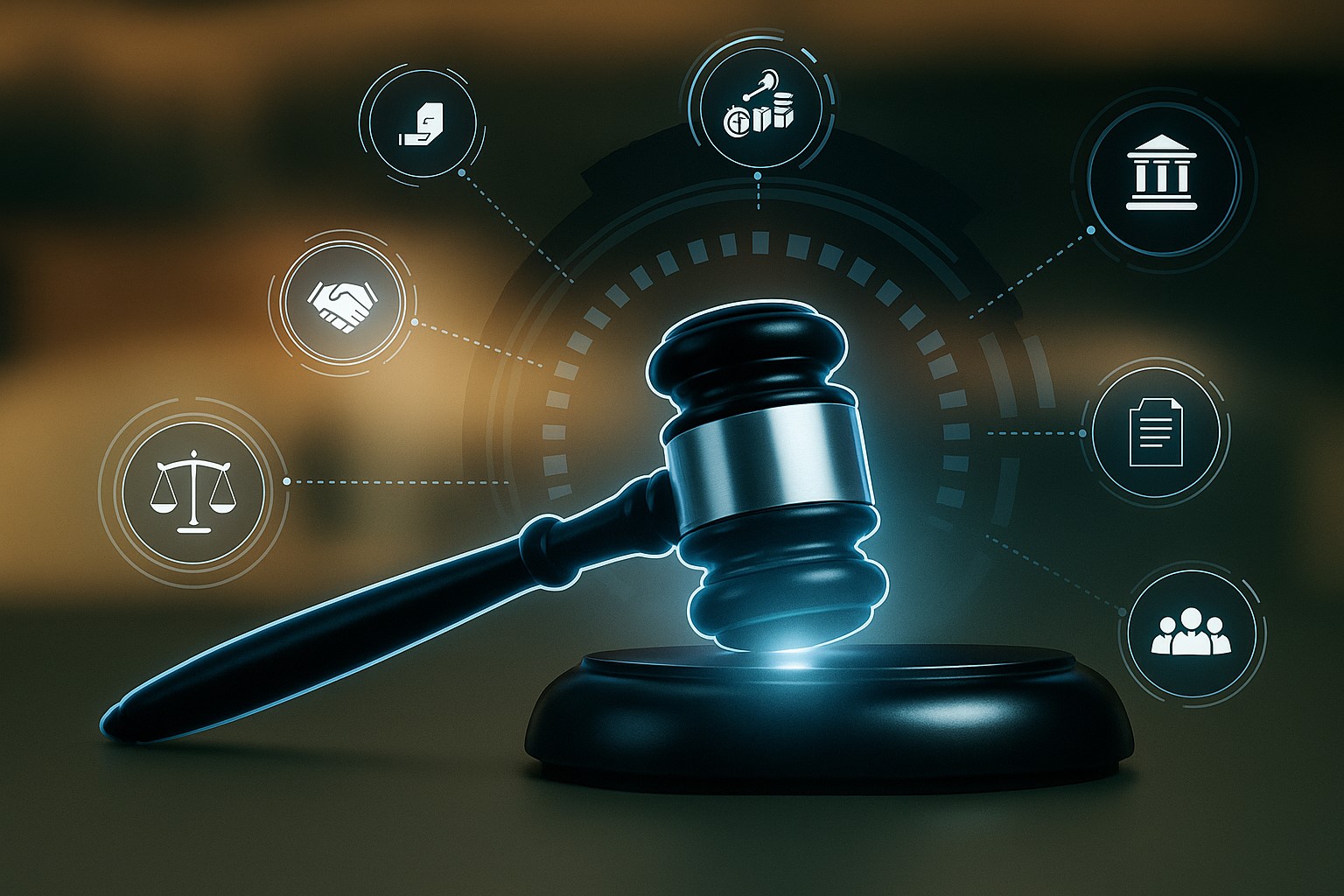 PGI Global logo under SEC investigation spotlight, with collapsing crypto stacks representing the alleged $200M Ponzi scheme.