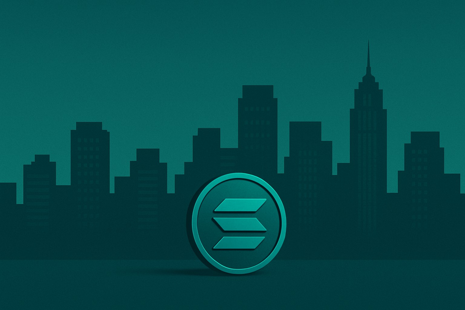 SOL Strategies logo with Solana token visuals and convertible note documents, symbolizing a $500M funding initiative aimed at boosting the staking ecosystem.