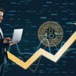 Bitcoin symbol rising alongside Strategy’s logo with a $40 billion target, highlighting the bold prediction of Strategy becoming the world’s top public company.