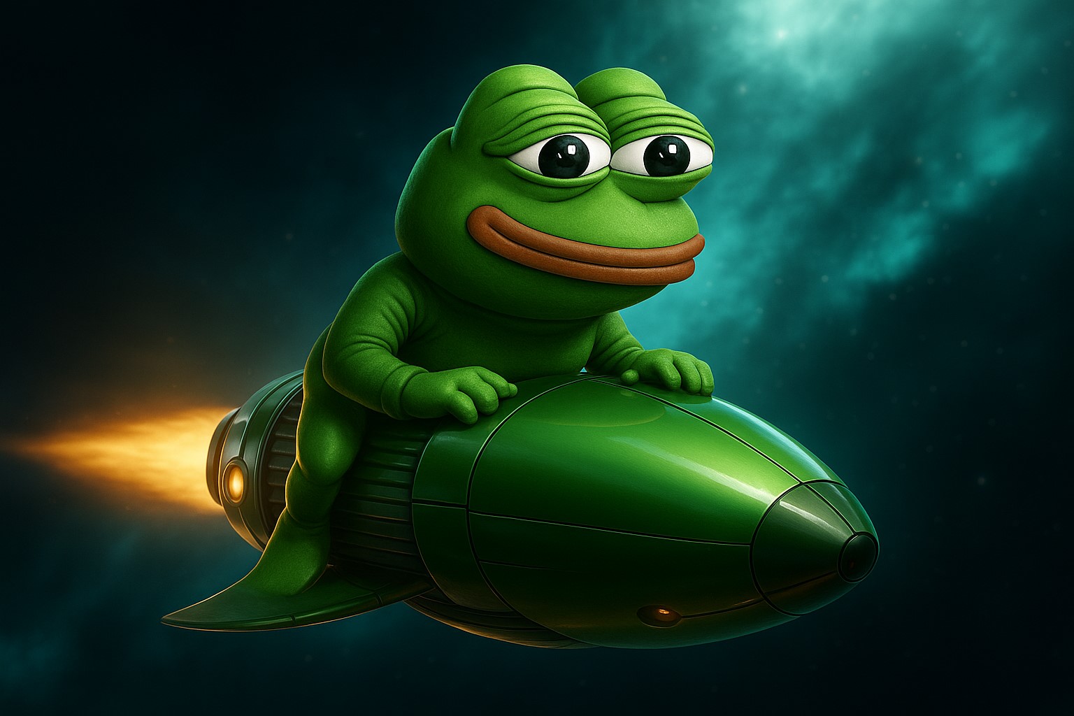 Pepe Coin ($PEPE) rises 58% as crypto traders analyze potential path to the $0.01 milestone amidst market momentum.
