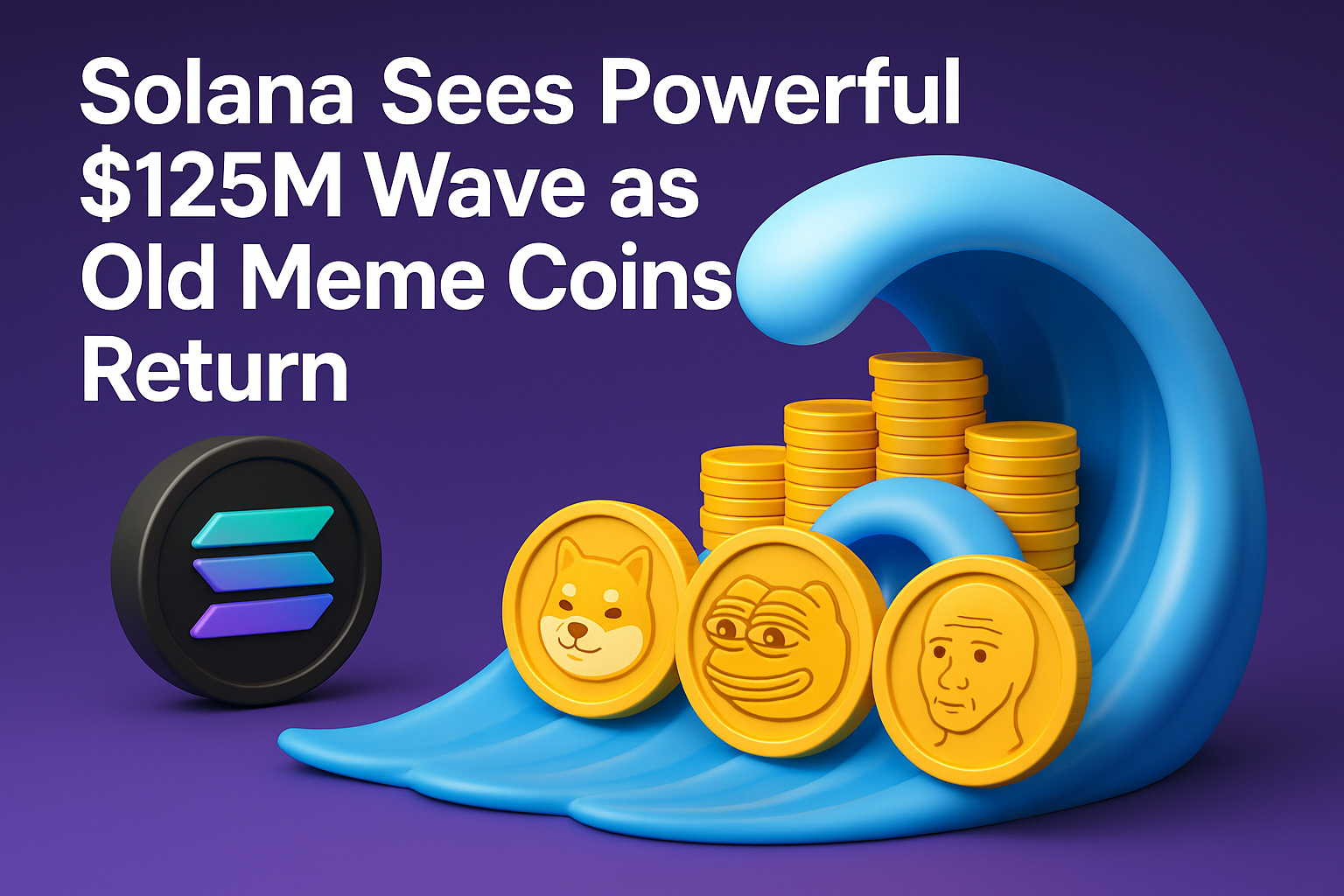 Solana Sees Powerful $125M Wave as Old Meme Coins Return