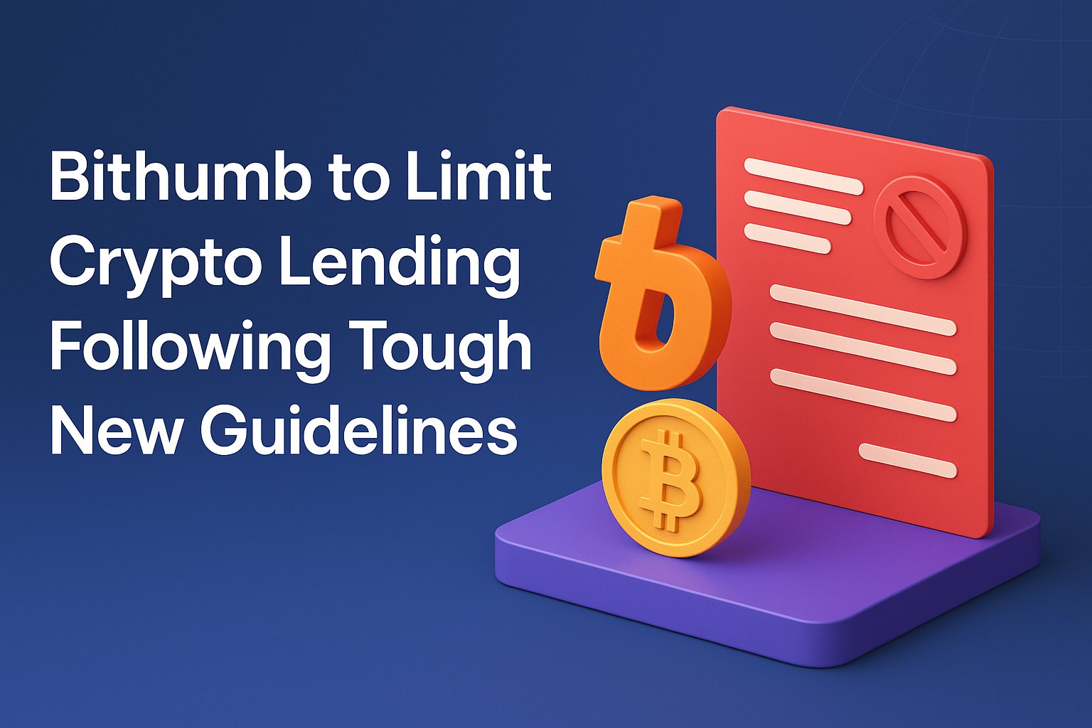 Bithumb to Limit Crypto Lending Following Tough New Guidelines