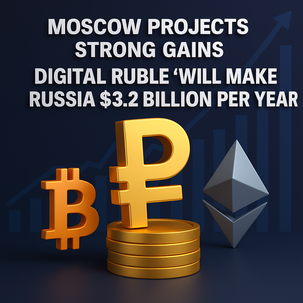 Moscow Projects Strong Gains: Digital Ruble ‘Will Make Russia $3.2 Billion Per Year’