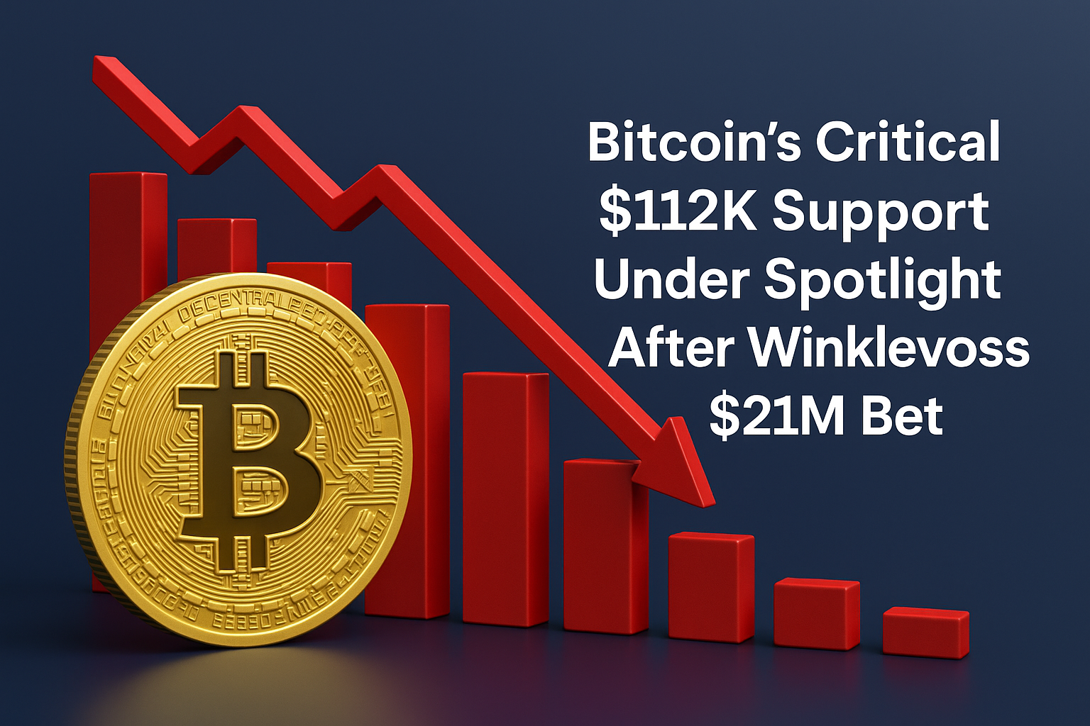 Bitcoin’s Critical $112K Support Under Spotlight After Winklevoss $21M Bet
