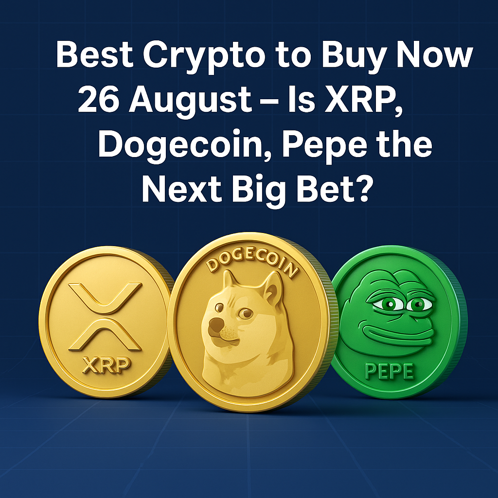 Best Crypto to Buy Now 26 August – Is XRP, Dogecoin, Pepe the Next Big Bet?