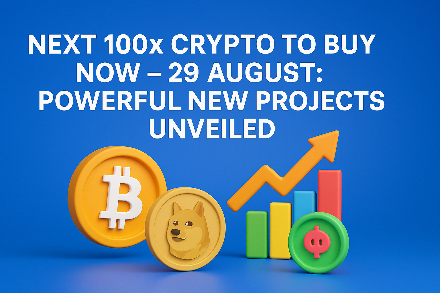 Next 100x Crypto to Buy Now – 29 August: Powerful New Projects Unveiled