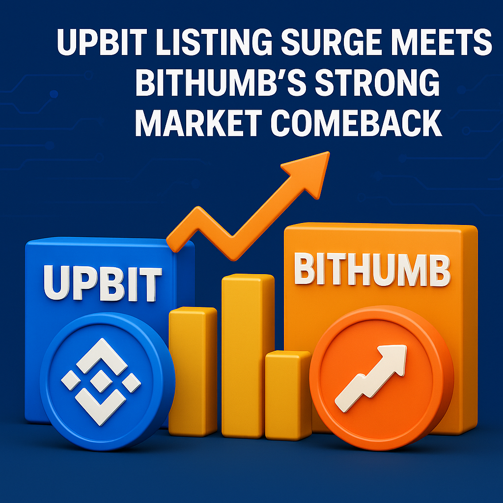 Upbit Listing Surge Meets Bithumb’s Strong Market Comeback