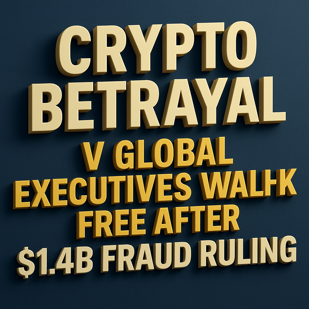 Crypto Betrayal: V Global Executives Walk Free After $1.4B Fraud Ruling