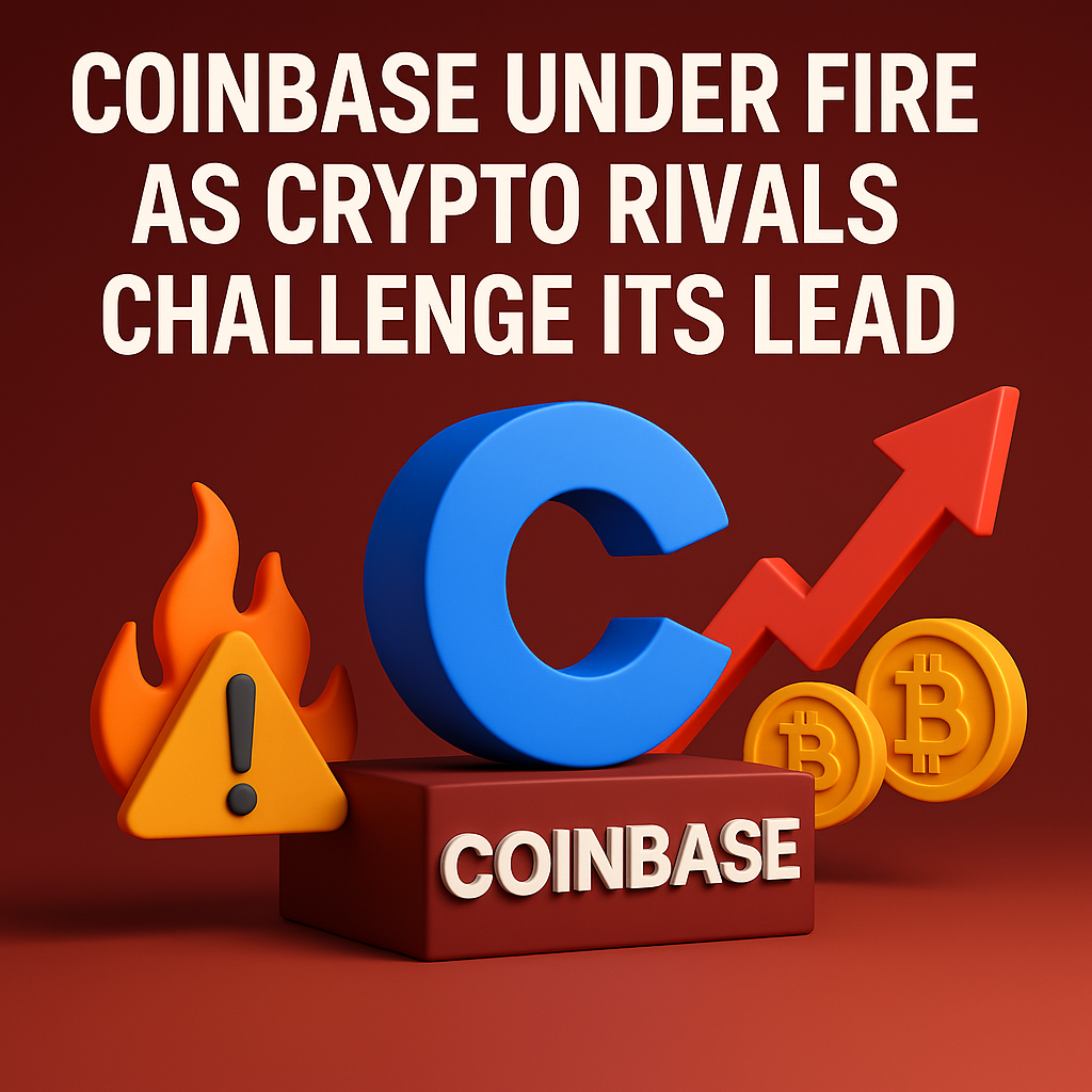 Coinbase Under Fire as Crypto Rivals Challenge Its Lead